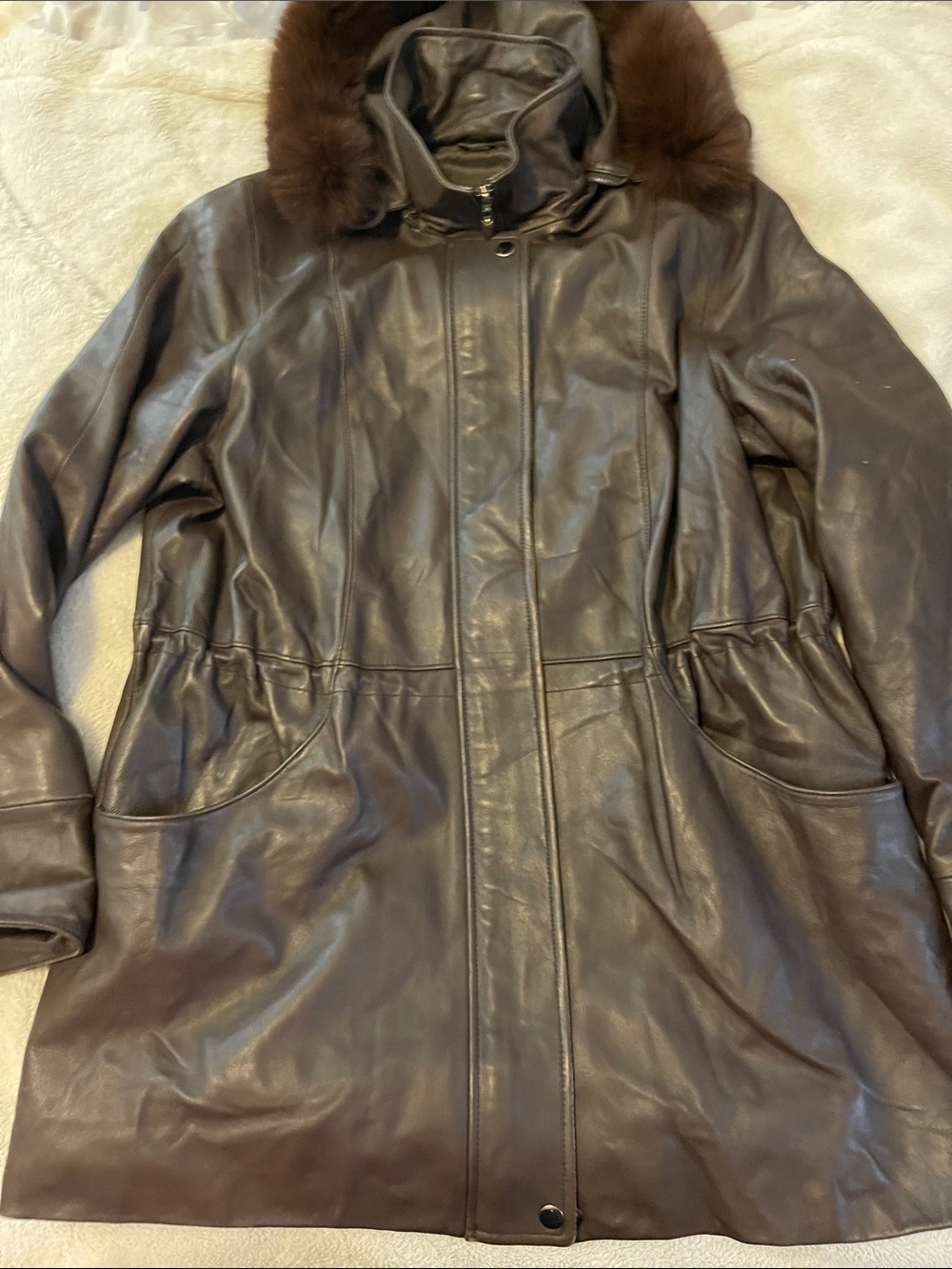 Images by Danelle leather jacket Women’s M brown